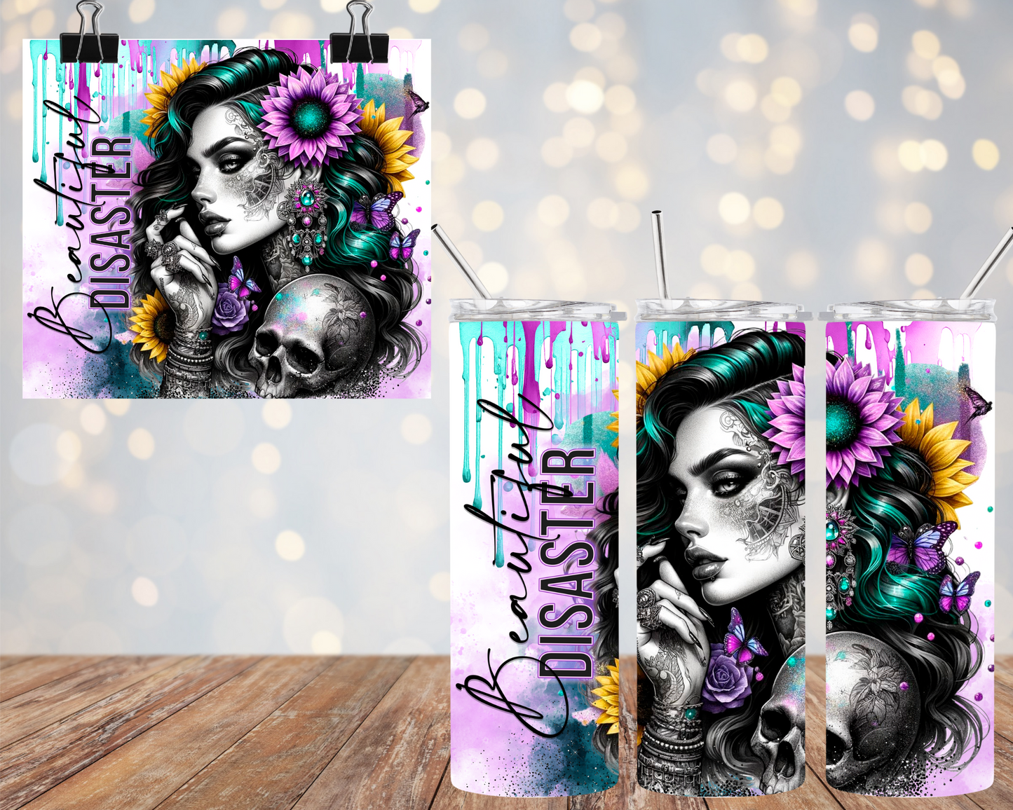 Beautiful Disaster 20oz Tumbler