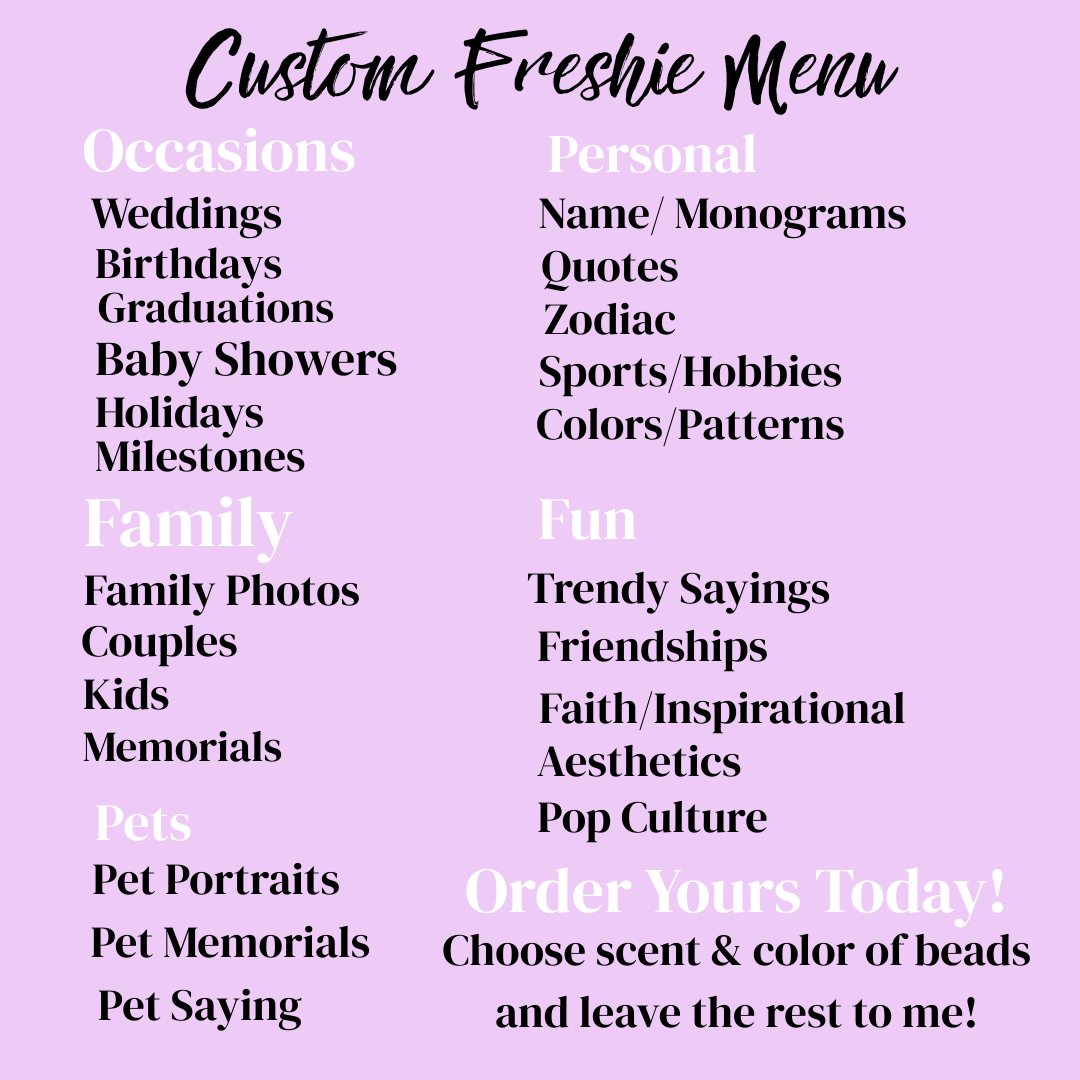 Custom Freshie Round