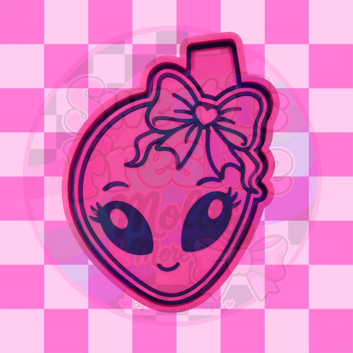 Alien Cutie with Bow Freshie Mold