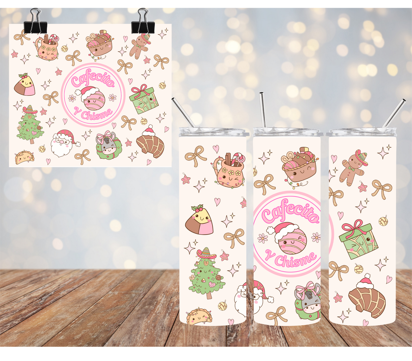 Mexican Christmas 20oz Tumbler (Sweet Ts Exclusive)