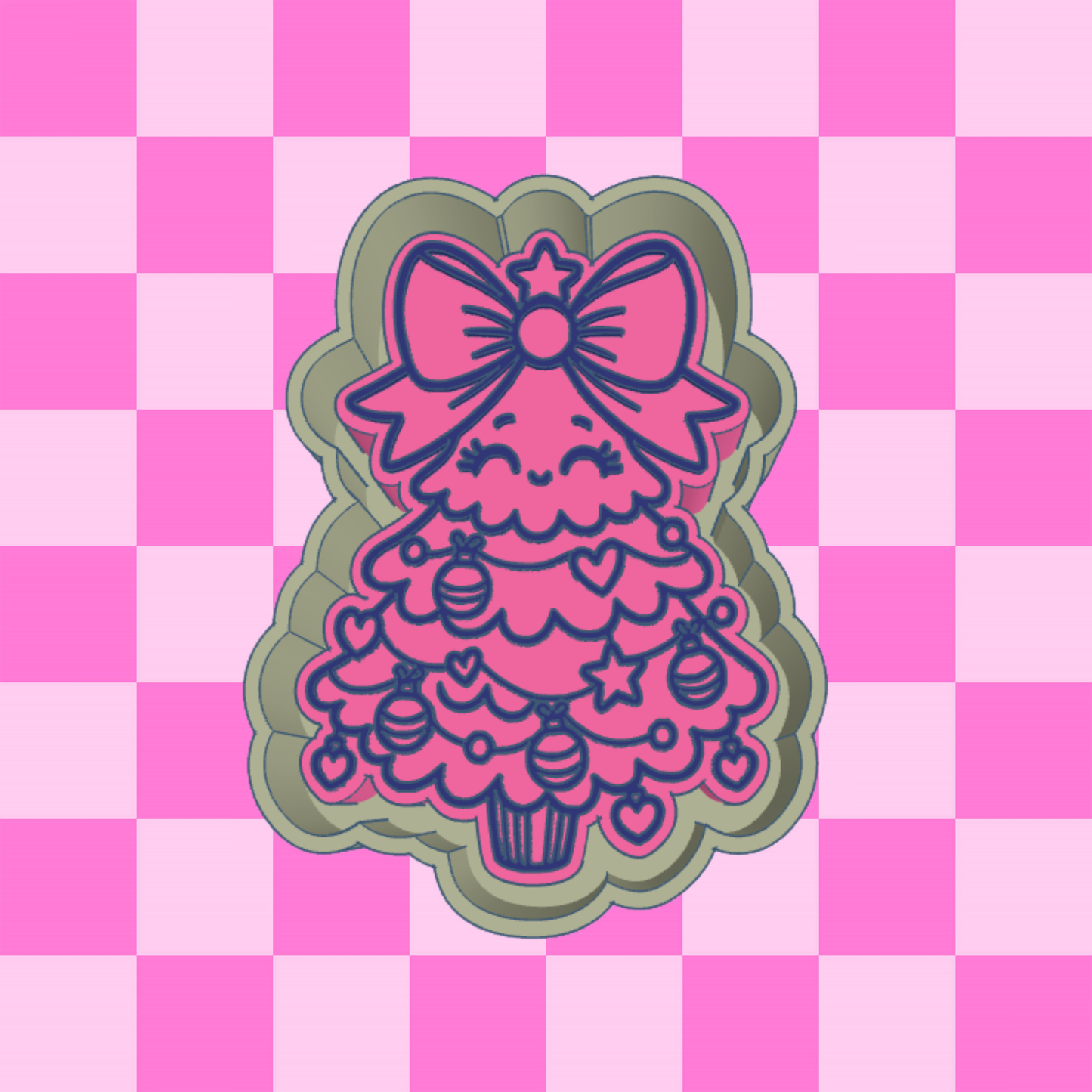 Coquette Cutie Christmas Tree (Exclusive) Freshie Mold