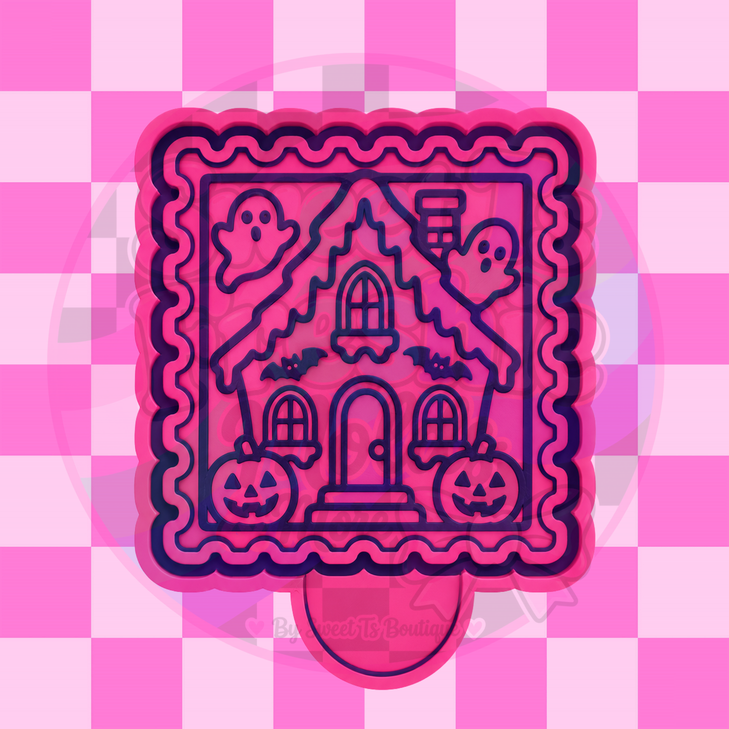 Haunted House Stamp Freshie Mold