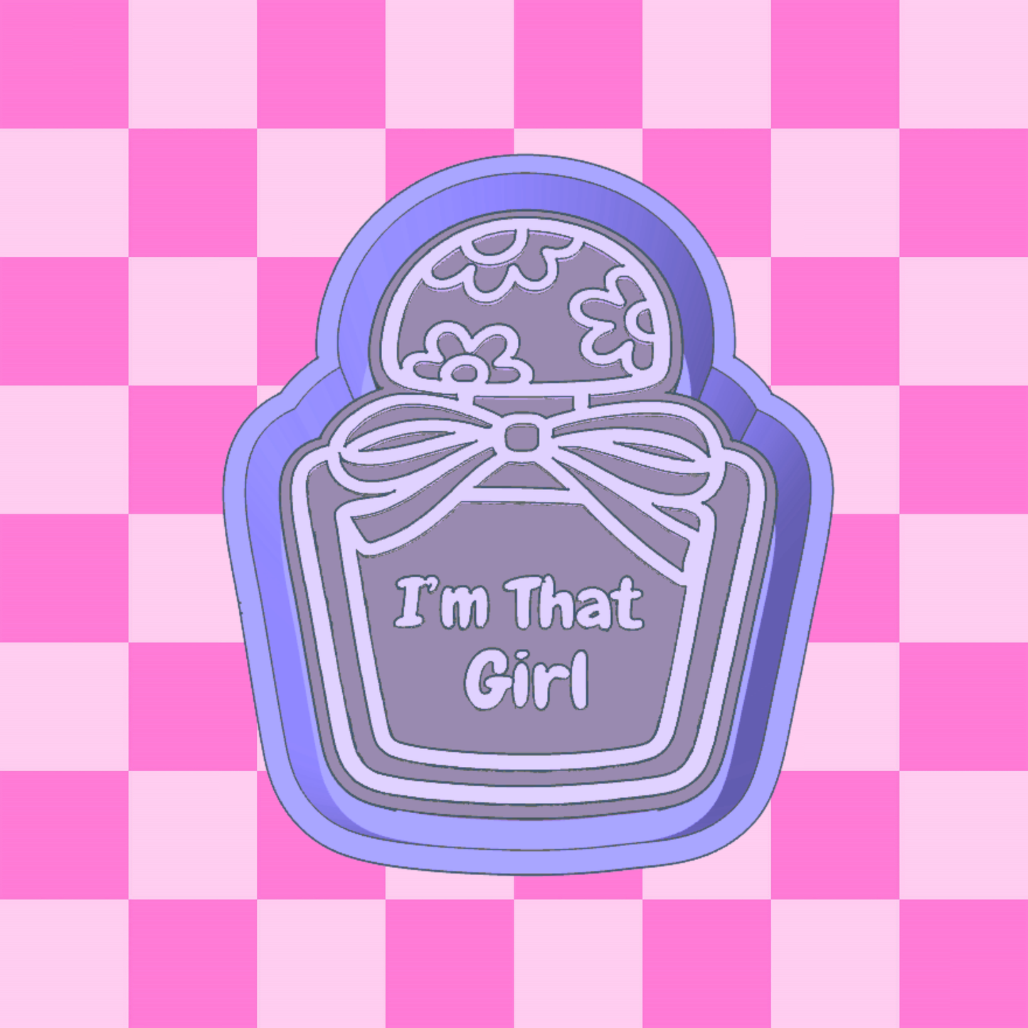 Exclusive I'm That Girl Perfume Bottle (Self Love Collection) Freshie Mold