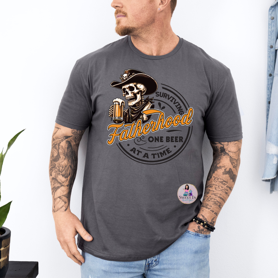 Surviving Fatherhood One Beer At  A Time T-Shirt