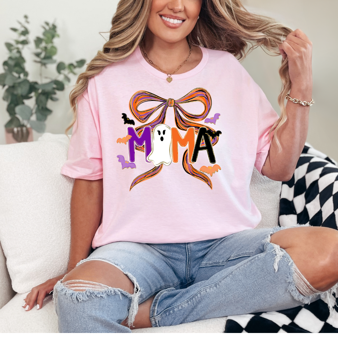Coquette Halloween Mama Tee