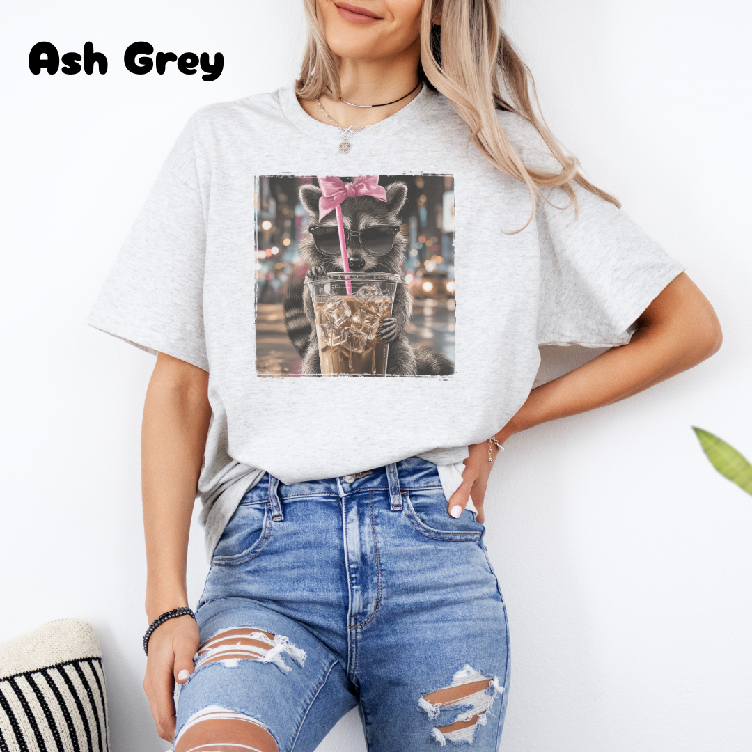 Iced Coffee Bandit Tee (Sublimation)