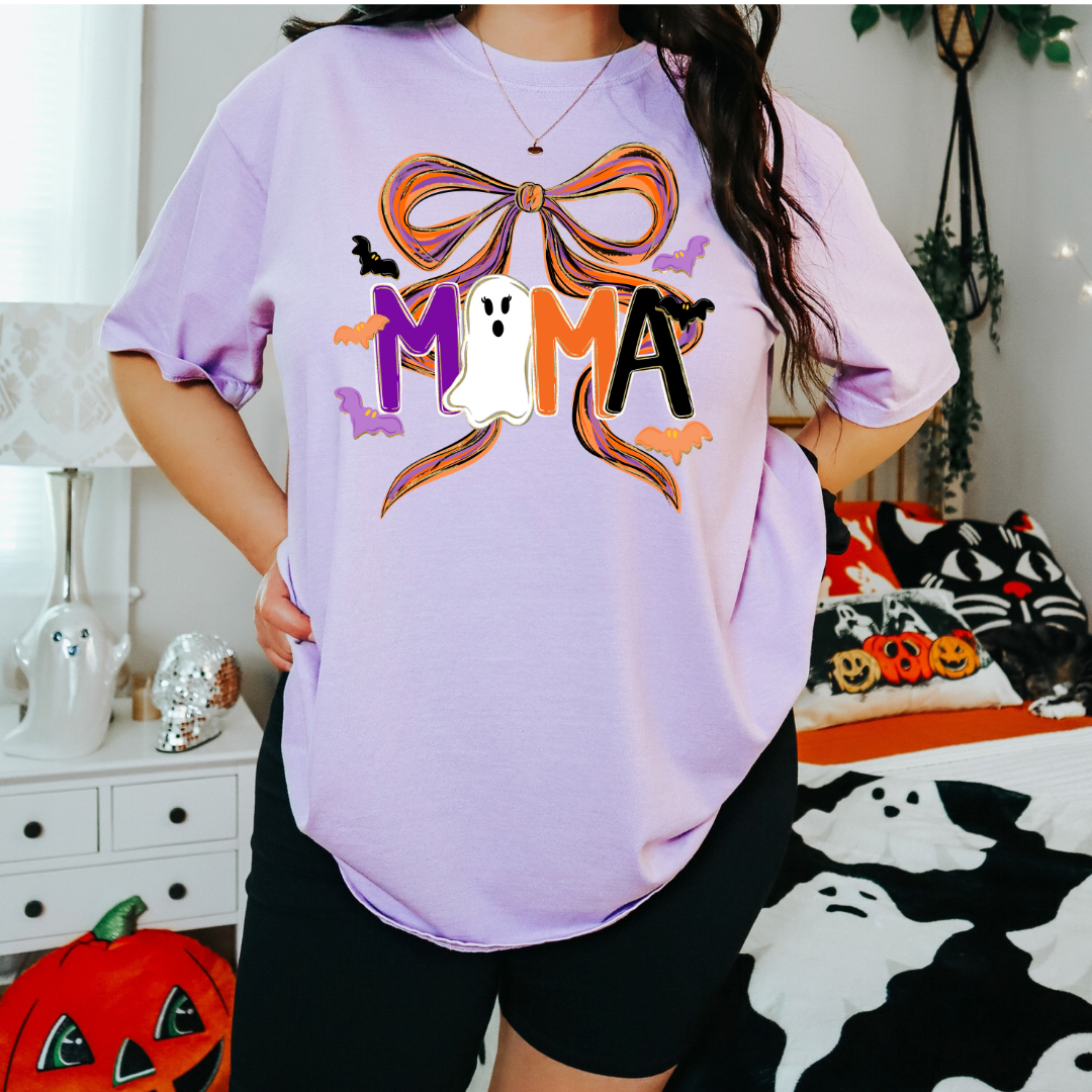 Coquette Halloween Mama Tee