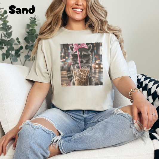 Iced Coffee Bandit Tee (Sublimation)