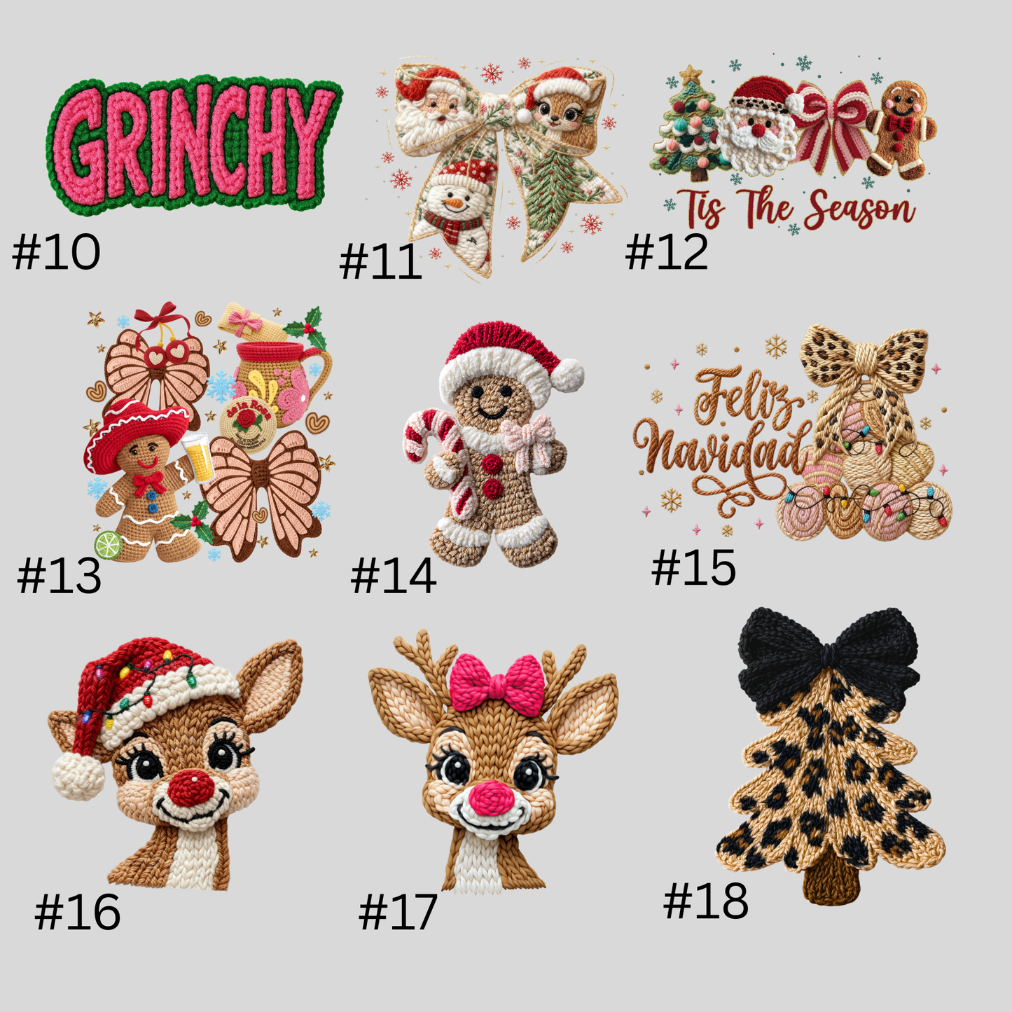 Festive Christmas Crewnecks