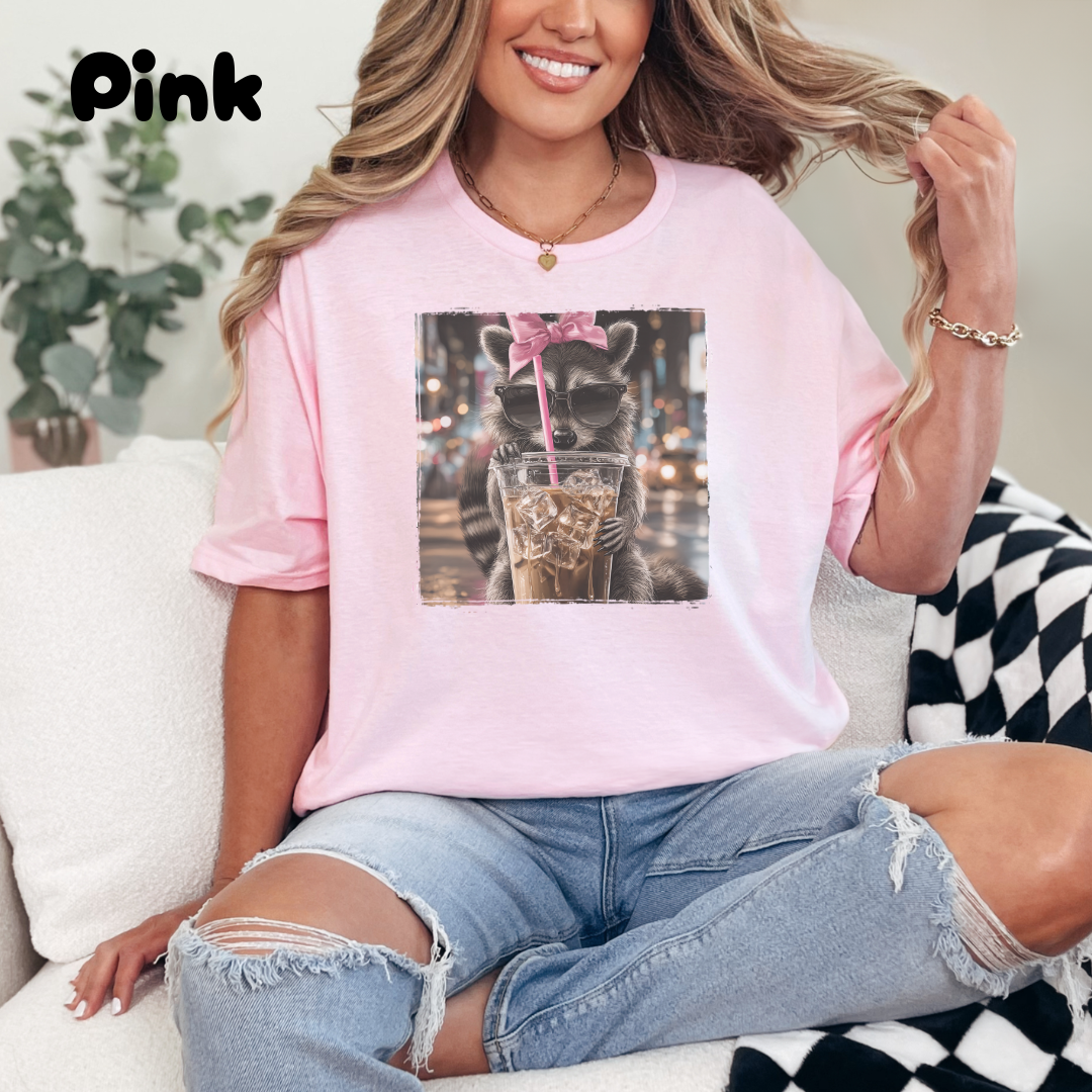 Iced Coffee Bandit Tee (Sublimation)