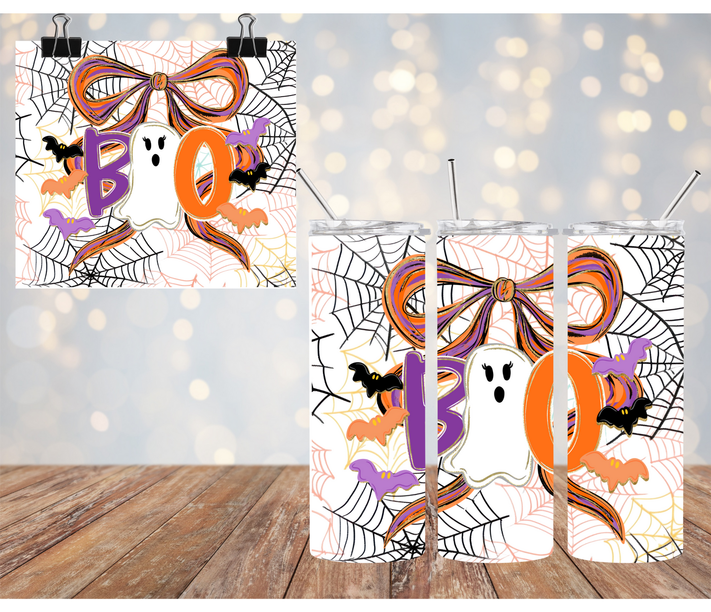 Coquette Halloween Boo 20oz Tumbler