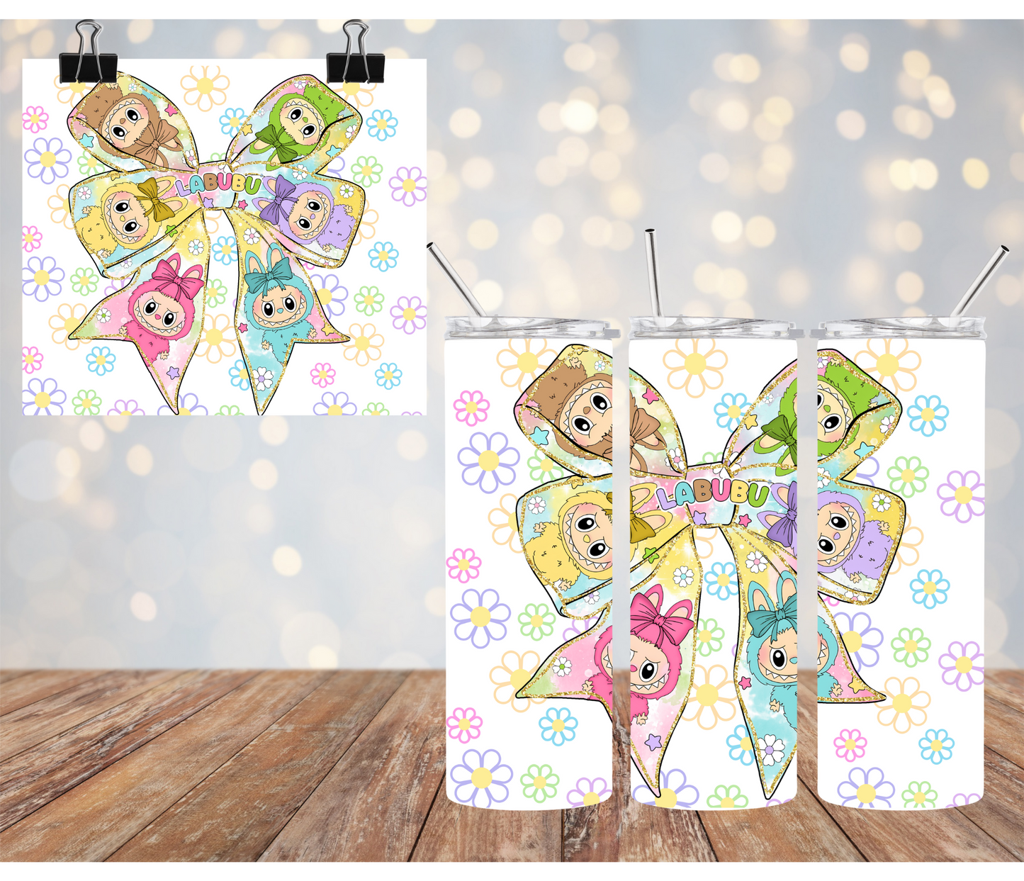 Coquette Bow Labubu Bundle