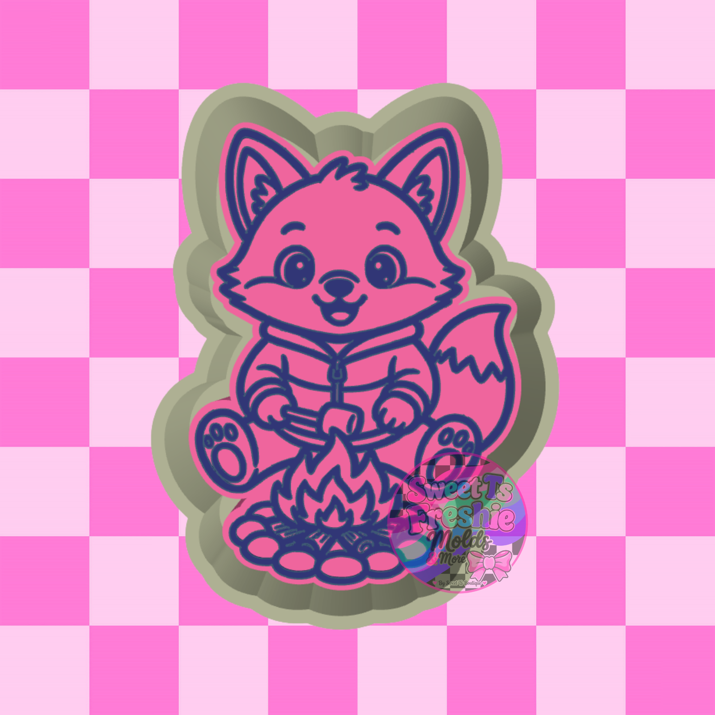 Campfire Fox Freshie Mold (Exclusive)