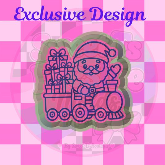 Choo-Choo Santa Freshie Mold (Exclusive)