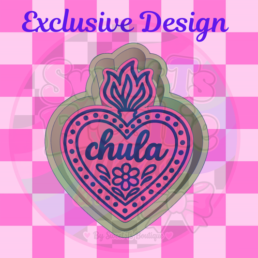 Chula Fire Heart Freshie Mold