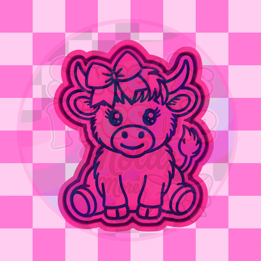 Coquette Highland Cow Cutie Freshie Mold