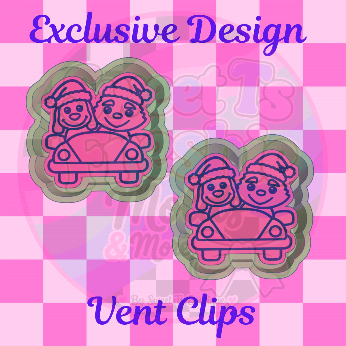 Joy Ride Vent Freshie Mold Set of 2 (Exclusive)
