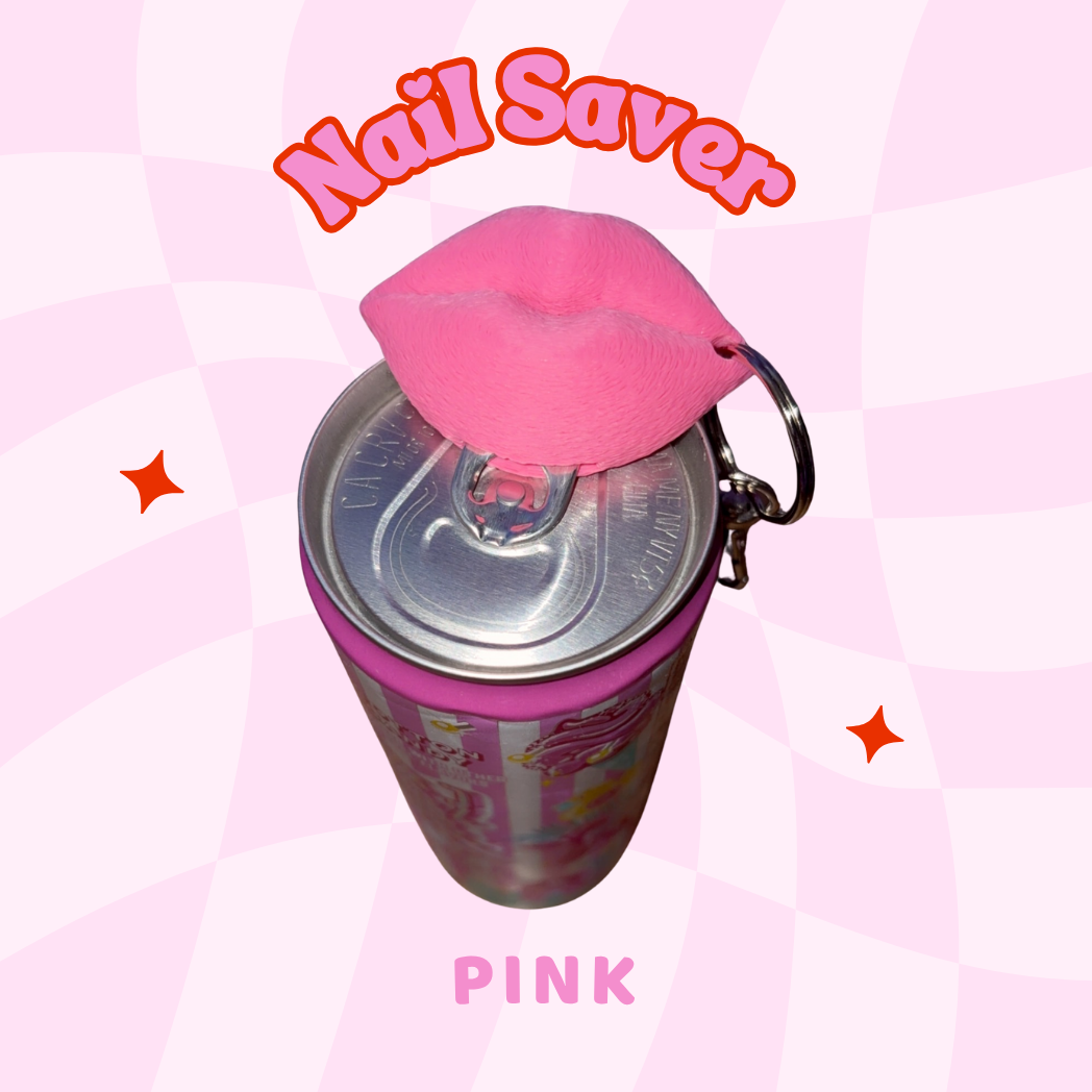 Nail Saver/ Soda Can Opener (Pink Lips)