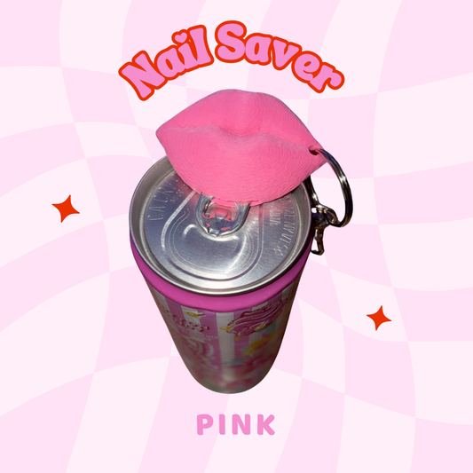 Nail Saver/ Soda Can Opener (Pink Lips)