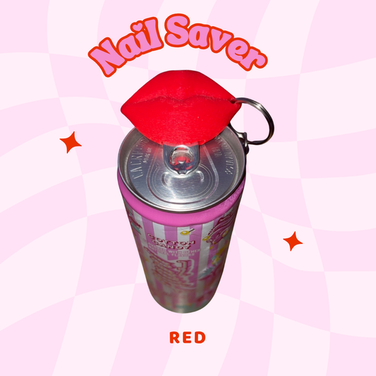 Nail Saver/ Soda Can Opener ( Red Lips)