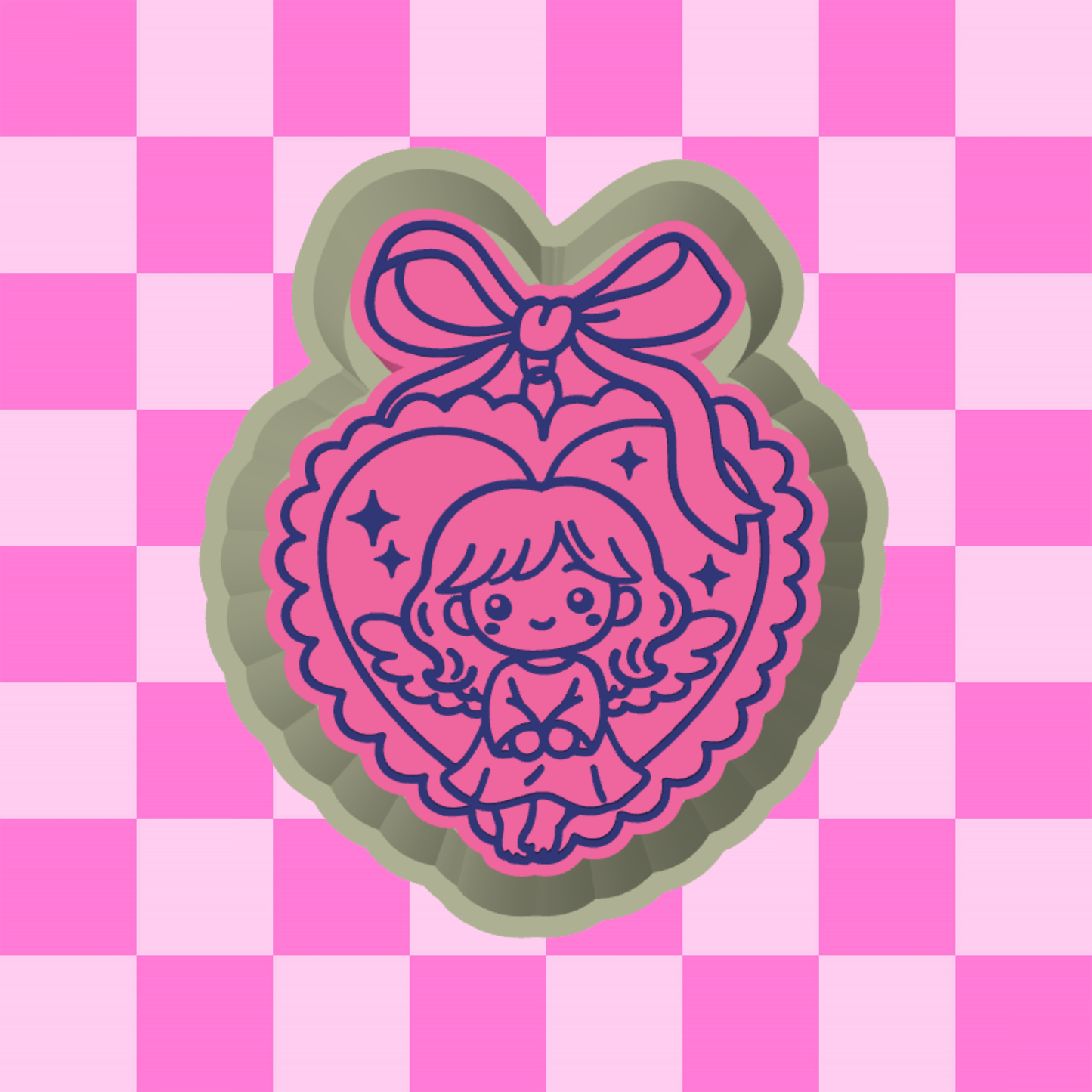 Sweetheart Angel Freshie Mold